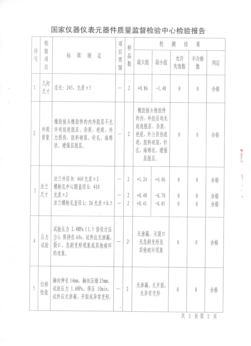 《可曲挠橡胶接头》.种设备形式实验报告